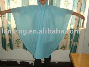 wider peva rain poncho