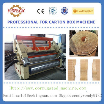 single face corrugated cardboard machine