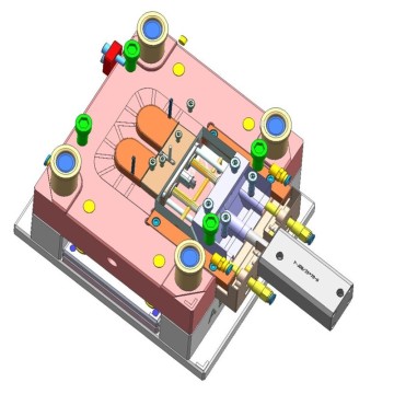 Drainage bag injection mold design