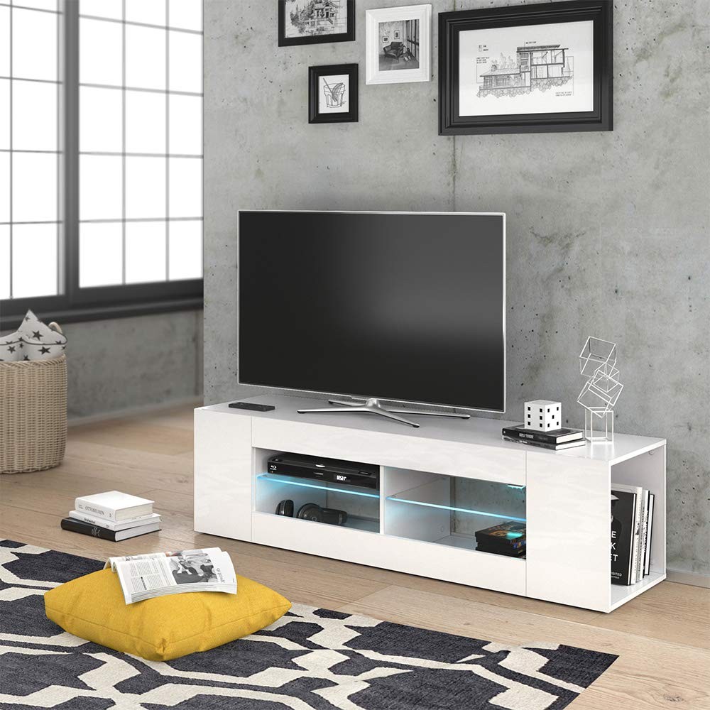 High Gloss LED TV Stand