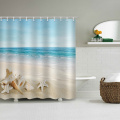 Zeester Conch waterdicht douchegordijn Blue Sea Beach badkamer Decor