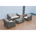 Patio perabot luar nyetél rotan modern sofa