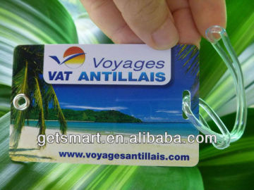 HOT!! Printing Shaped Luggage Tag Card