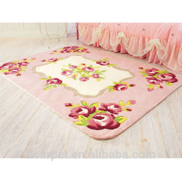 Red Color Bath Rug 001