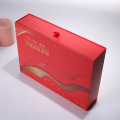 Printed Red Cardboard Drawer Slide Tea Bag Packaging