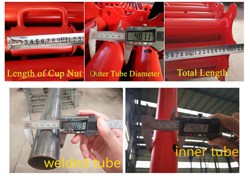 Building Construction Formwork Adjustable Scaffolding Porp