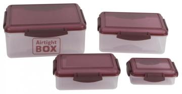 SQUARE FOOD CRISPER SET PINK SUITABLE FOR WORKING