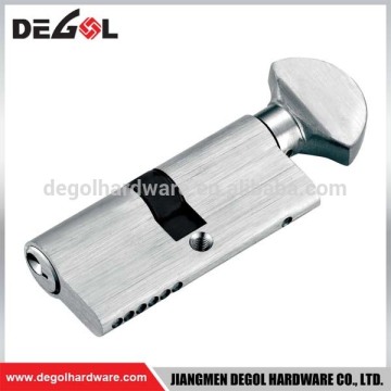 Brass pin entrance door handle lock set