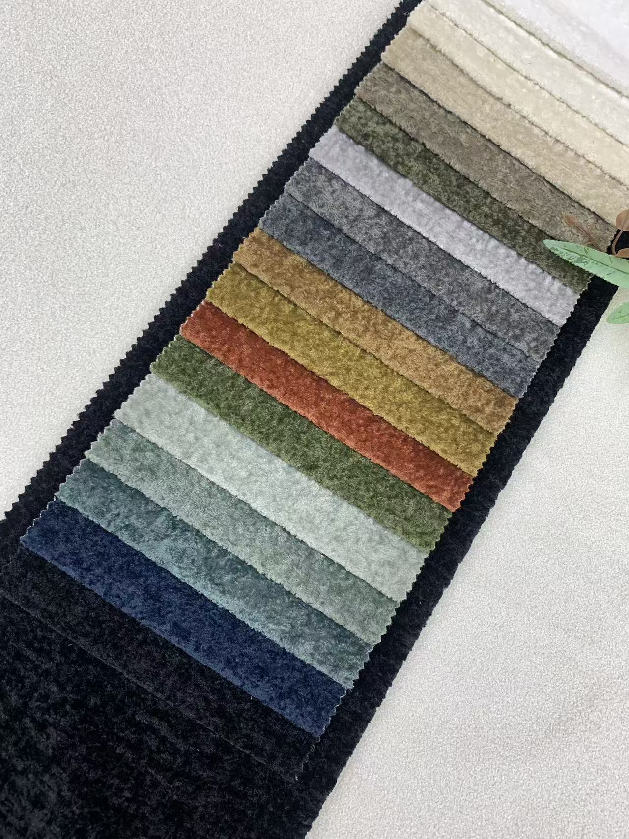Кадифена ткаенина во крем стил Cream Style Velvet Fabric