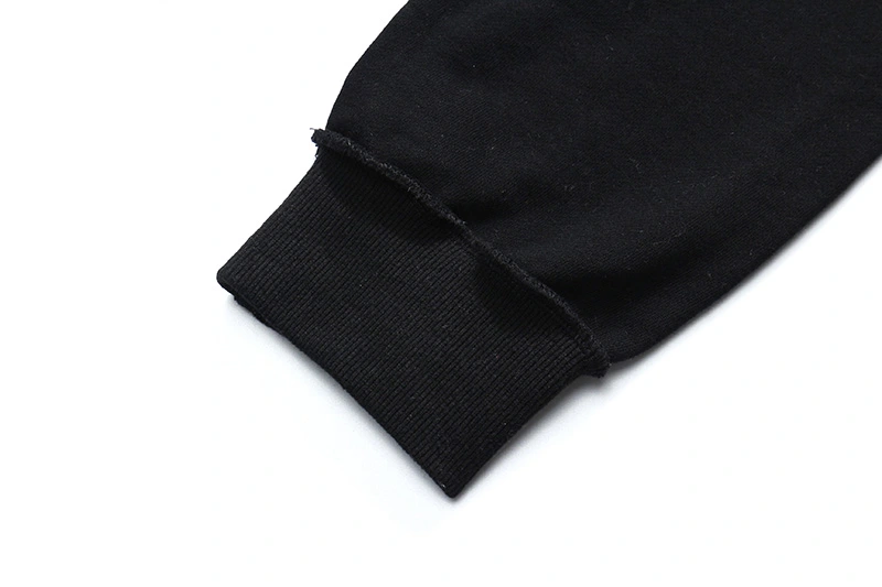 Trendy Hole Loose Couple All-Match Solid Color Hoodie