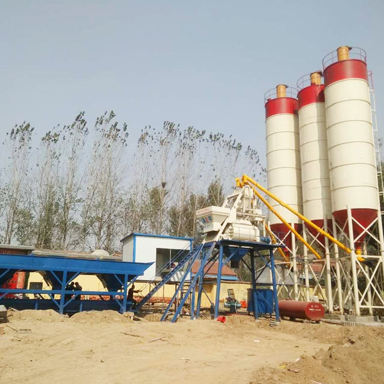 Mini Self Loading Concrete Batching plant mixer matchine