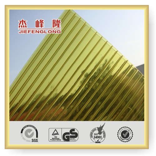100% sabic hollow colored polycarbonate sheet panel