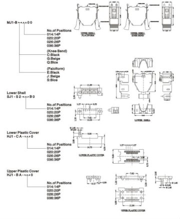 SCSI/Plug/Solder/For Cable Ass Y Connector