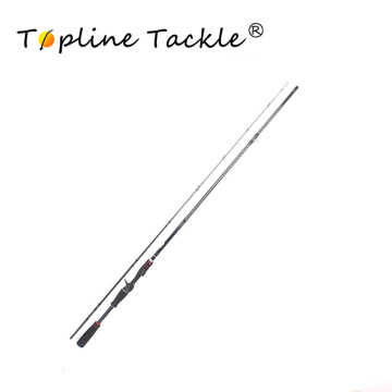 Topline Tackle 2.1m 98% Carbon Fiber Rod Spinning Fishing Rods Casting Travel Rod 2 Sections Fast Action Fishing Lure Rod