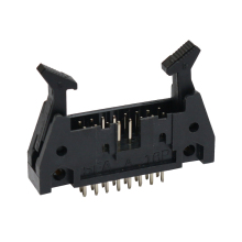 Gold Flash 2.54mm Ejector Shrouded Header Connector - Dip Type