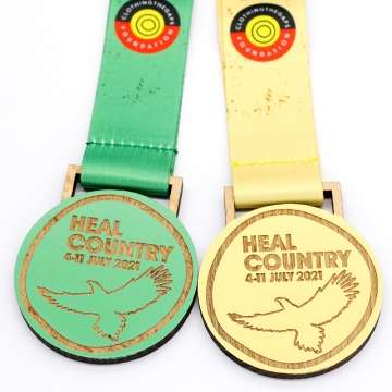 Custom Running Imp Wooden Running Medals
