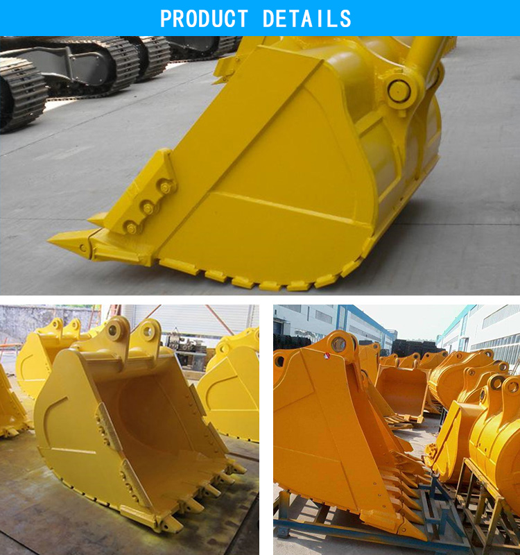 Wholesale customized rock type excavator bucket excavator crusher bucket