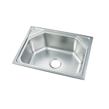 Drop-In Single Bowl Pressed Stainless Steel Sinks 6045