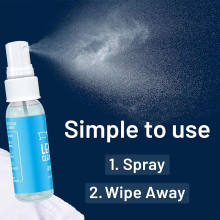 High Quality Customizable Logo Glass Lens Cleaning Kit Glass Lens Cleaning Cleaner Spray for Optical Glasses Anti-Fog Lens Spray
