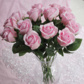38 ซม. สบู่ประดิษฐ์ Rose Flower Bouquet Christmas Decor