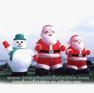 Christmas Inflatable Snowman and Santa Claus outdoor promotion