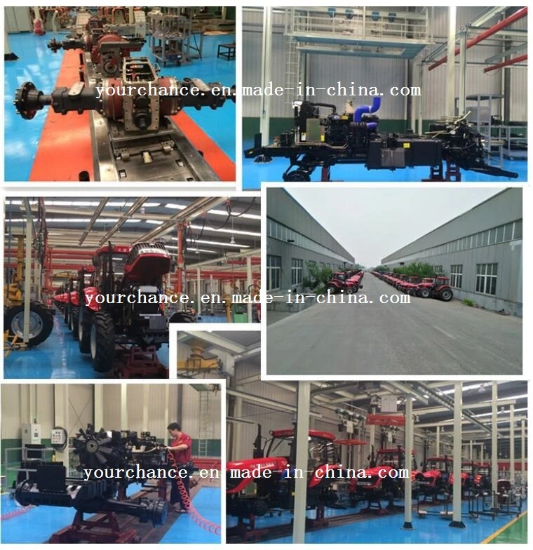 Tanzania Hot Selling Pvoc Coc Certificate Dq554 55HP 4WD China Wheel Agricultural Farm Tractor with Canopy