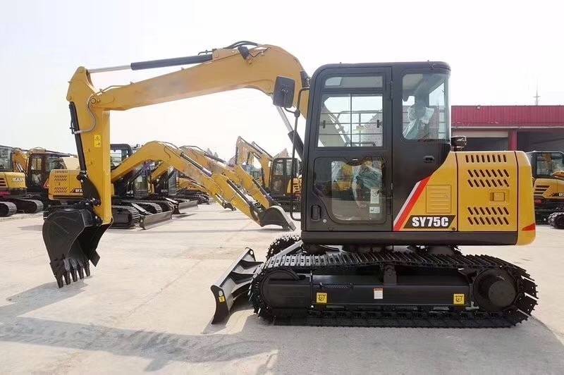 Sy75c Crawler Excavator Machine 2 Jpg