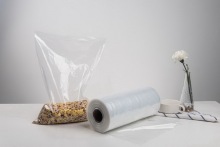 Plastic Food Bags On a Roll