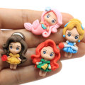 Dostawa Lovely Girl Kawaii Princess Resin Cabochon Flatback Brelok Art Decor Kids Spinka do włosów Ozdoba do scrapbookingu