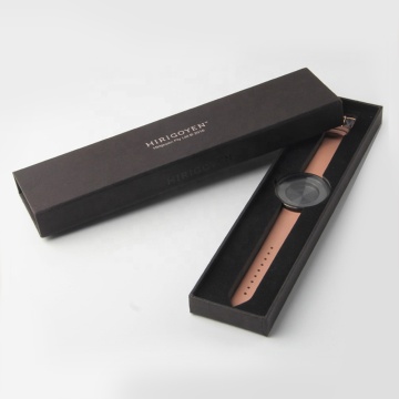 Black Gift Packaging Hard Paper Watch Box