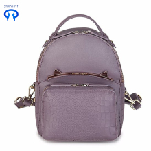 The new women's bag crocodile leather travel backpack