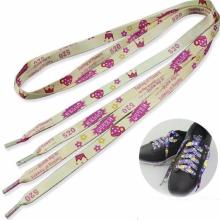 New Design Solid Elastic Shoelace With Logo