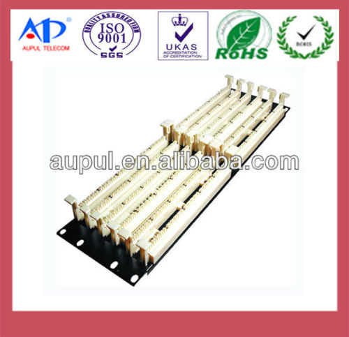 110 Type 300 Pair Cross Connect Block With Panel , 3U