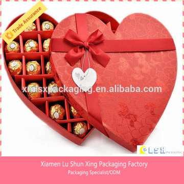 Luxury chocolate candy box with paper divider