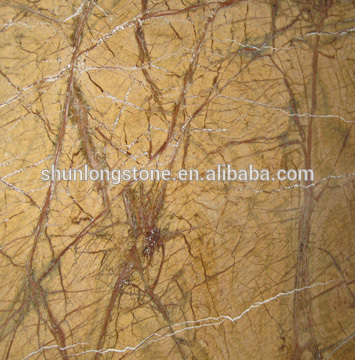 Rain Forest golden marble tile,golden marble slab