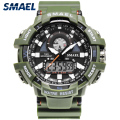 SMAEL Heren Militair Horloge LED Quartz Klok Sport