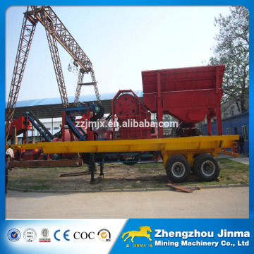 easy moving Mobile Jaw Crusher