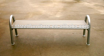 Wood plastic composite backless garden bench