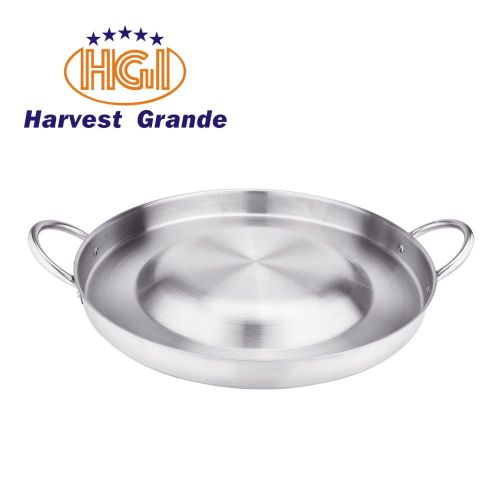 HGI 15.7 &#39;&#39; acero inoxidable de servicio pesado Comal convexo