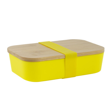 Wholesale Single Layer Lunch Box With Bamboo Lid