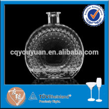 Brandy round shaped high clear cognac bottle 70cl