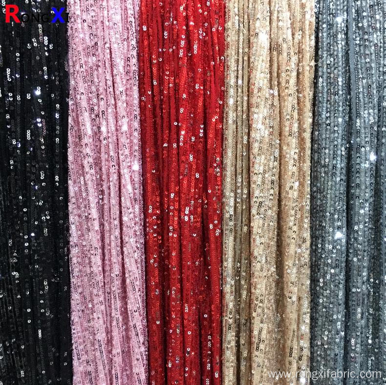 3mm Couble Color Matt Dress Sequin tulle Fabric
