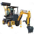 Low price 4x4 excavator backhoe loader D20-28