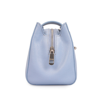 Mini bag per ragazze minimalista in pelle con tracolla Messenger