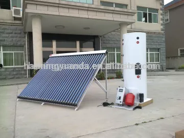 separate heat pipe solar collector split pressurized solar energy water heater
