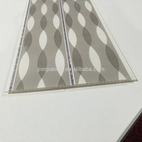 Decorative building good quality celing panels PVC ceiling with grooves in middle