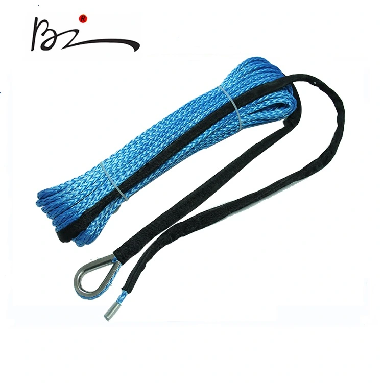 6mm 15 M Synthetic Polyethylene Winch Rope for Car