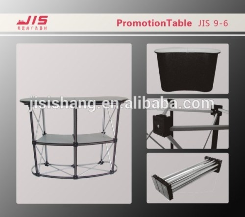 Portable Aluminum Supermarket Exhibition Promotion Table,pop up aluminum shop counter