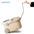 Tekerlekler ile 360 ​​Spin Mop Kova