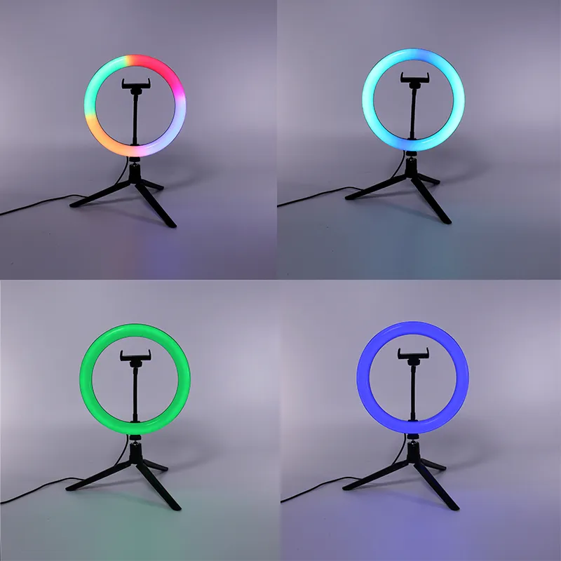 Wholesale 10 /13inch RGB Selfie Live Stream Makeup Youtube Video Ring Light